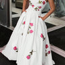 Elegant Line Women's A-Line Floral Print